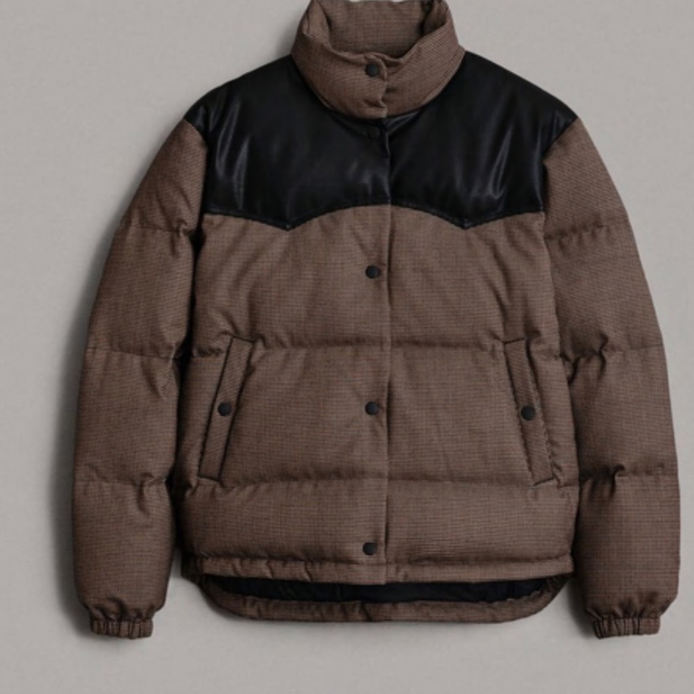 *New with tags*  rag&bone puf plaid jacket